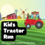 Kid's tractor, bike and truck run 