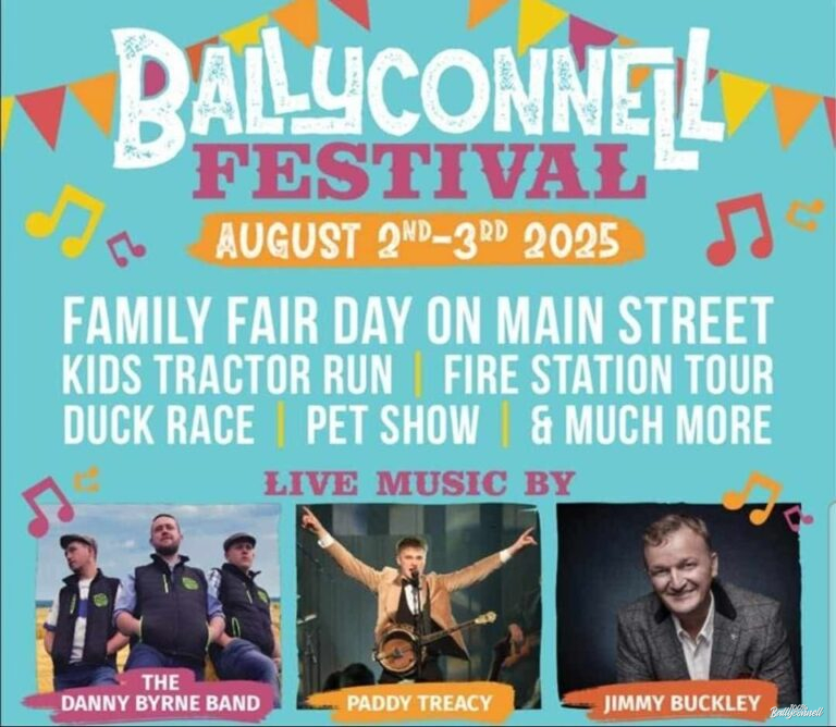 Ballyconnell Festival 2025 – August Bank Holiday Weekend!