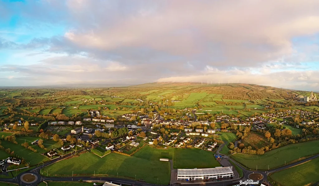 Autumn panorama of Ballyconnell